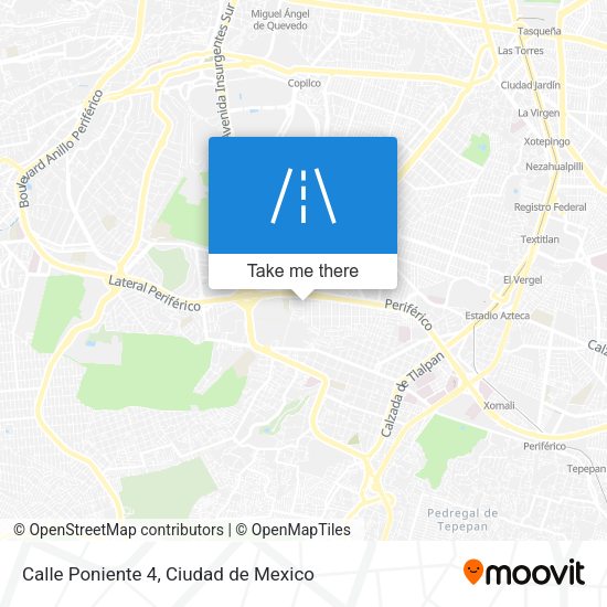 Calle Poniente 4 map