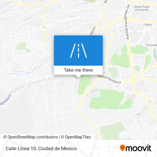 Calle Línea 10 map