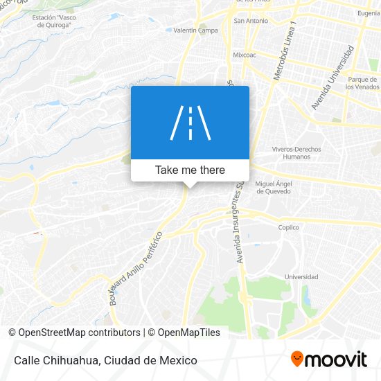 Calle Chihuahua map