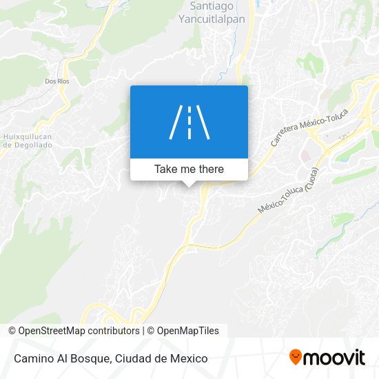 Camino Al Bosque map