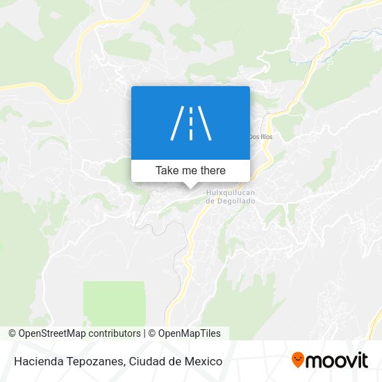Hacienda Tepozanes map