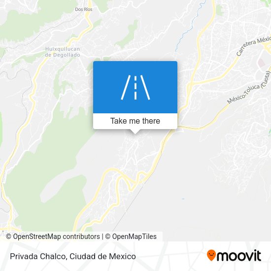 Privada Chalco map