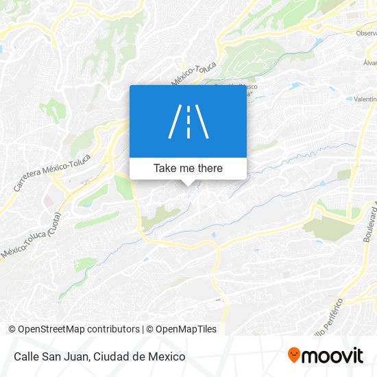 Calle San Juan map