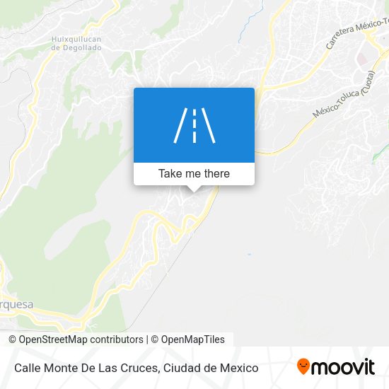 Calle Monte De Las Cruces map