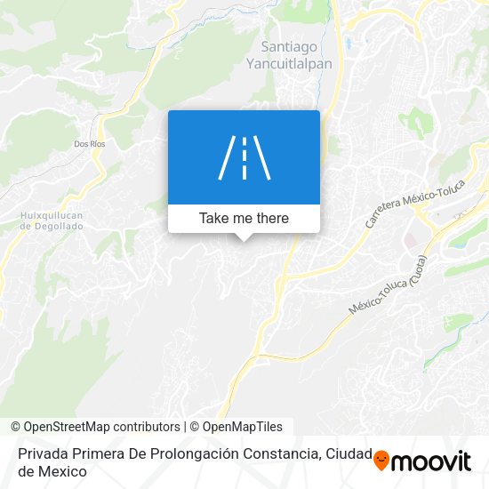 Privada Primera De Prolongación Constancia map