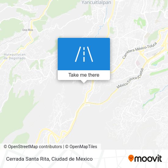 Mapa de Cerrada Santa Rita