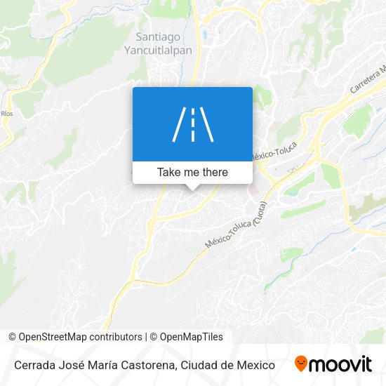 Mapa de Cerrada José María Castorena