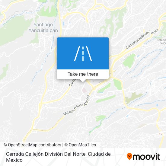 Mapa de Cerrada Callejón División Del Norte