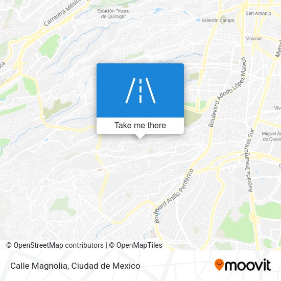 Calle Magnolia map