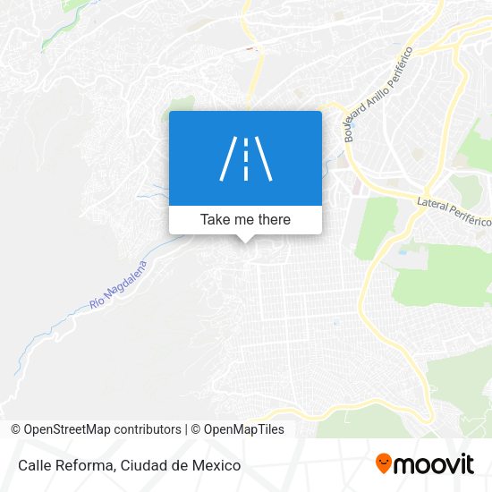 Mapa de Calle Reforma