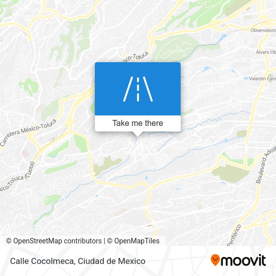 Mapa de Calle Cocolmeca