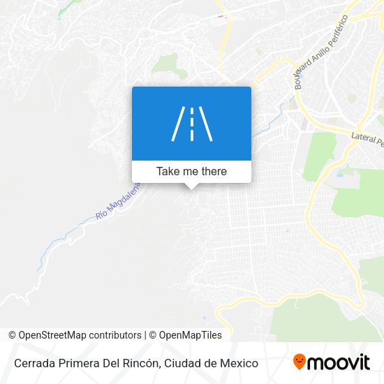 Mapa de Cerrada Primera Del Rincón