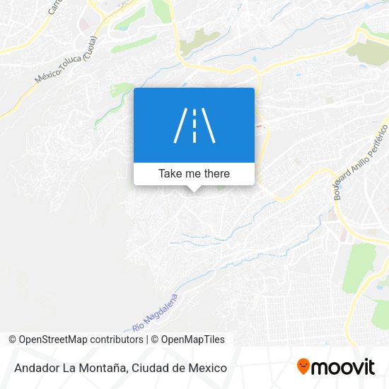 Mapa de Andador La Montaña