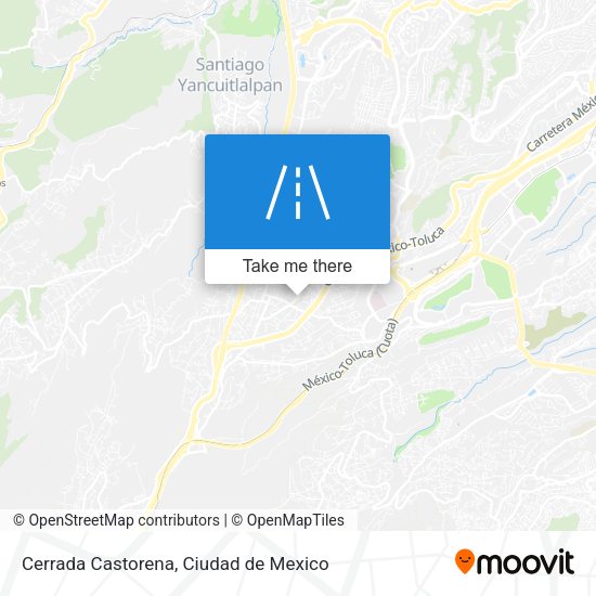 Cerrada Castorena map