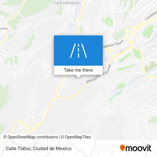 Mapa de Calle Tláloc