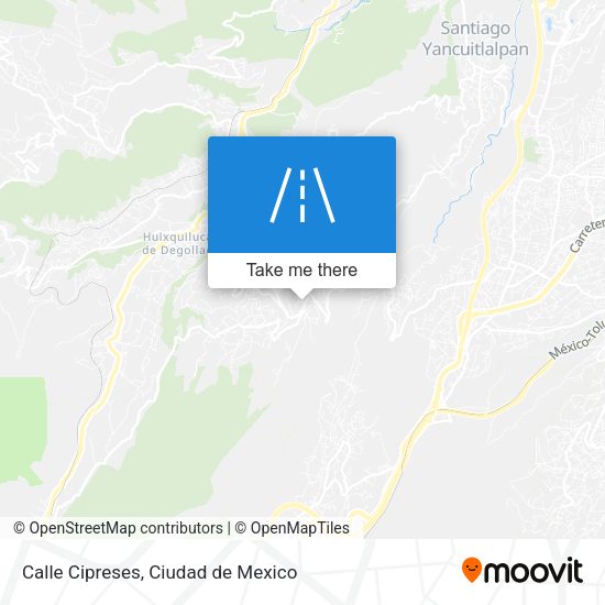 Calle Cipreses map
