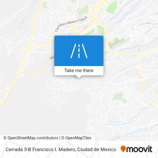 Cerrada 3-B Francisco I. Madero map