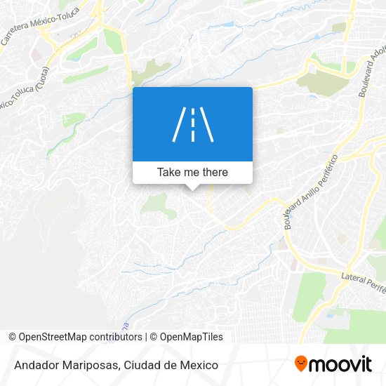 Andador Mariposas map