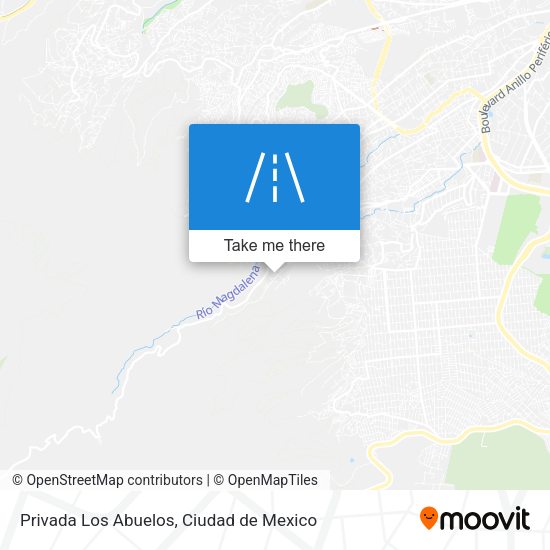 Privada Los Abuelos map