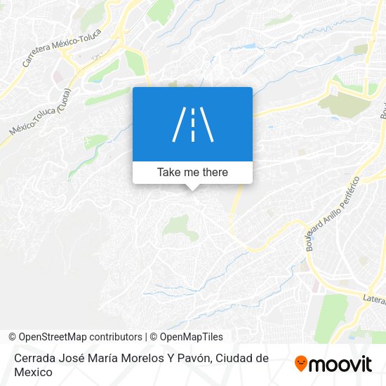 Cerrada José María Morelos Y Pavón map