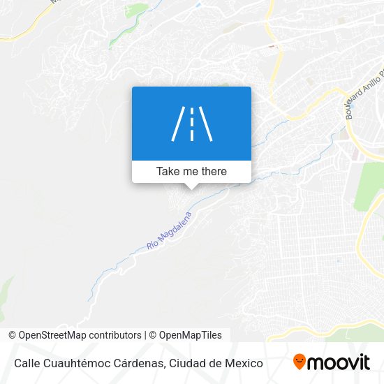 Calle Cuauhtémoc Cárdenas map