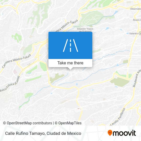 Mapa de Calle Rufino Tamayo