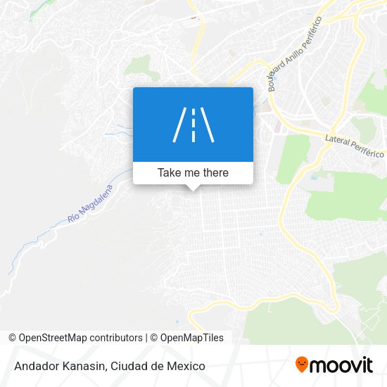 Andador Kanasin map
