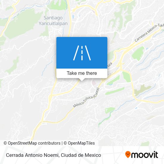 Cerrada Antonio Noemi map