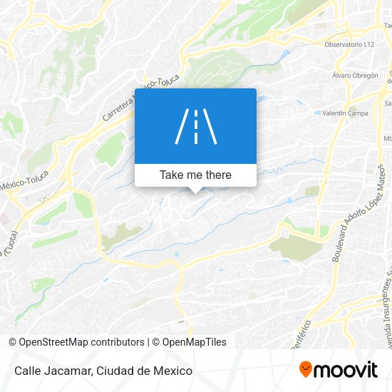 Calle Jacamar map