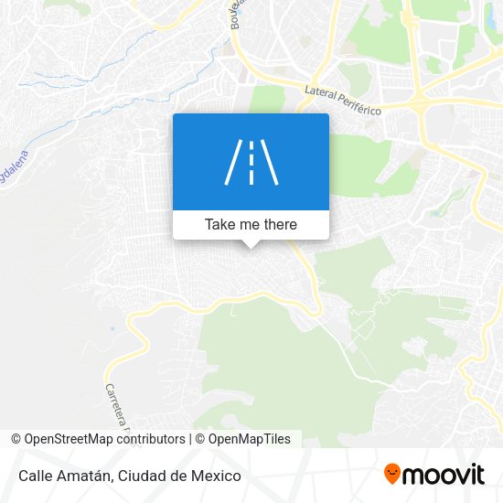 Mapa de Calle Amatán