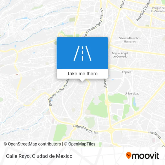 Calle Rayo map
