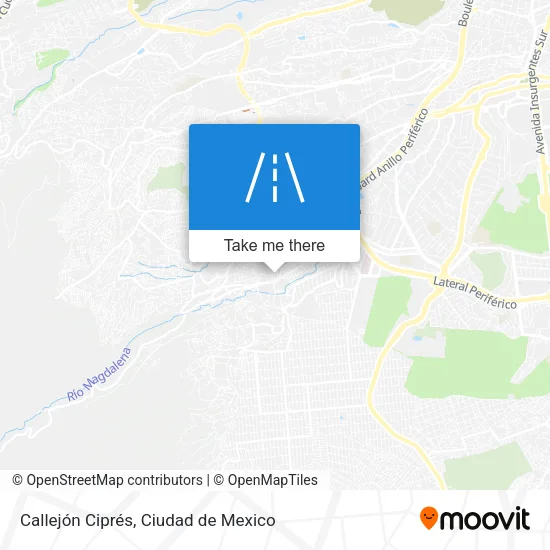 Mapa de Callejón Ciprés