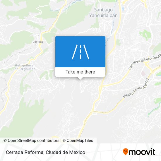Cerrada Reforma map