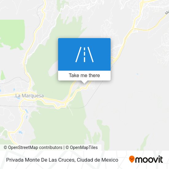 Privada Monte De Las Cruces map