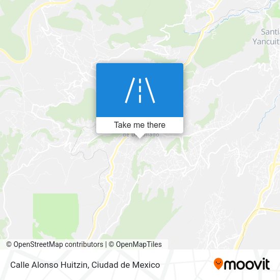Calle Alonso Huitzin map
