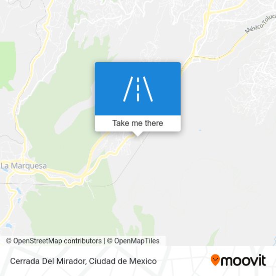 Mapa de Cerrada Del Mirador