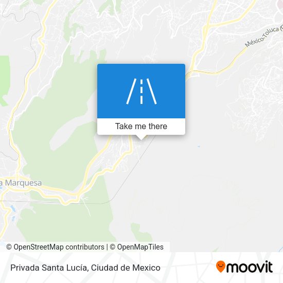 Mapa de Privada Santa Lucía