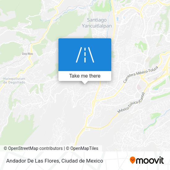 Andador De Las Flores map