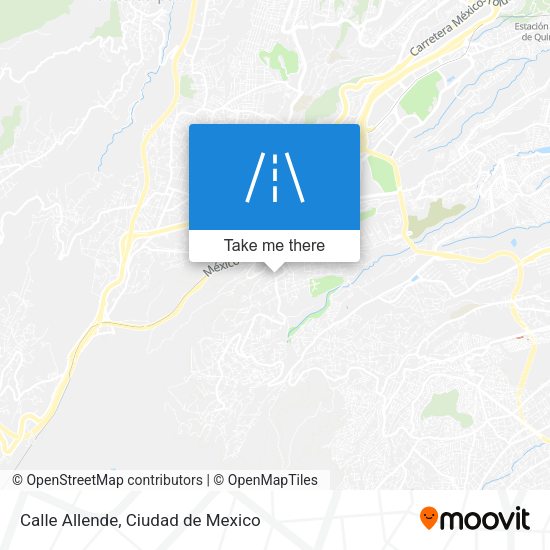 Calle Allende map