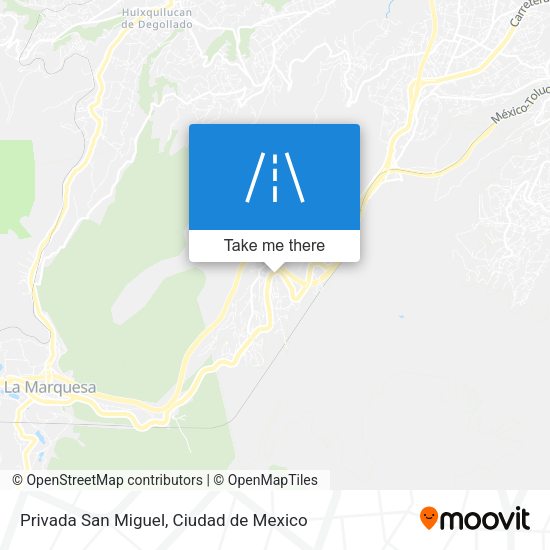 Privada San Miguel map