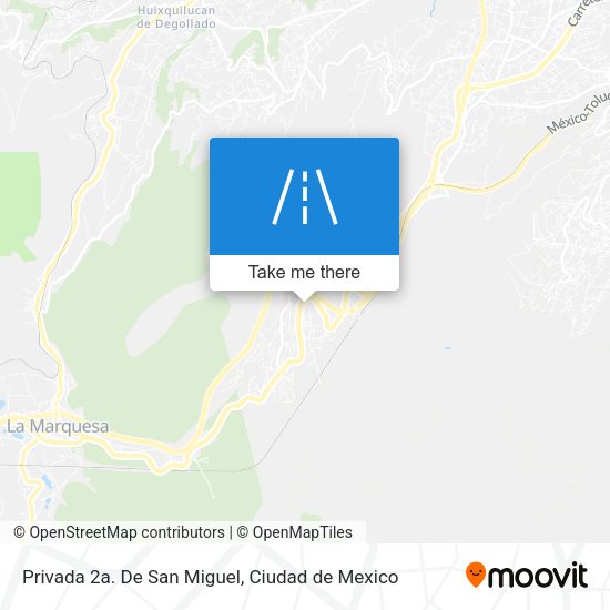Privada 2a. De San Miguel map