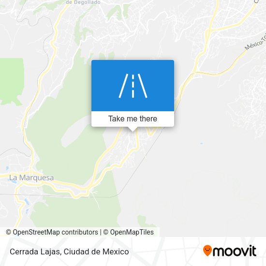 Mapa de Cerrada Lajas
