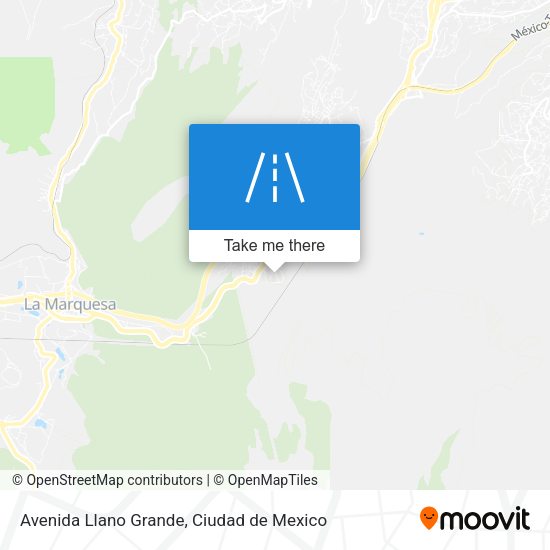 Avenida Llano Grande map