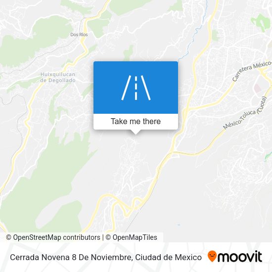 Cerrada Novena 8 De Noviembre map