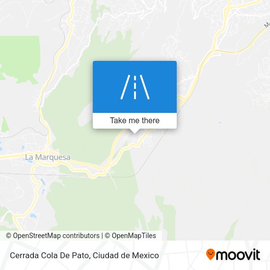 Mapa de Cerrada Cola De Pato