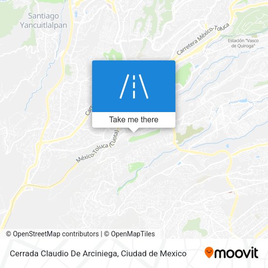 Cerrada Claudio De Arciniega map