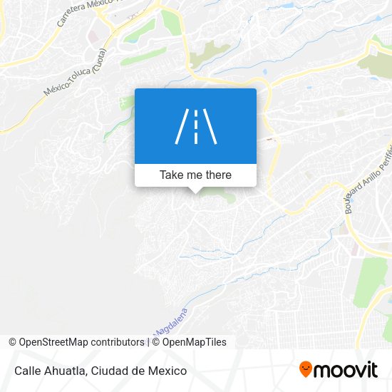 Mapa de Calle Ahuatla