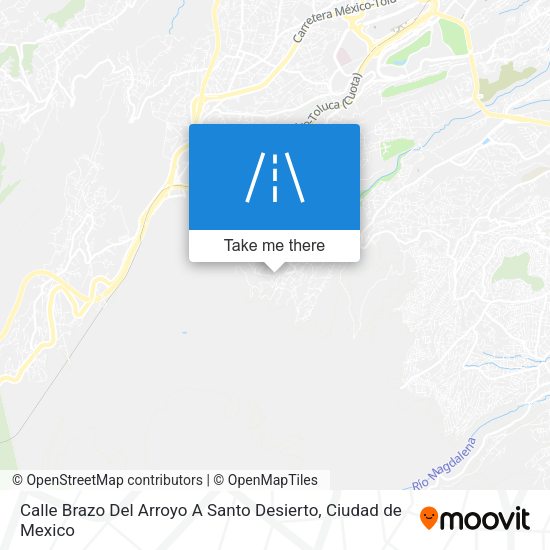 Calle Brazo Del Arroyo A Santo Desierto map