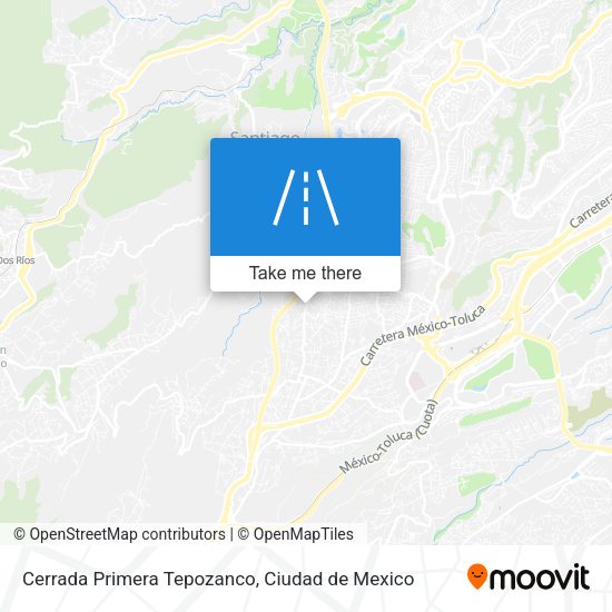 Cerrada Primera Tepozanco map