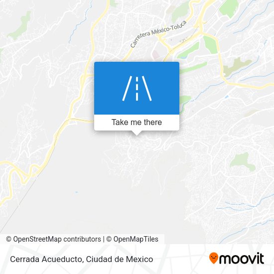 Cerrada Acueducto map